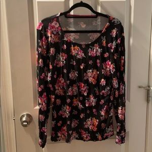 Vera Bradley Long Sleeve Scrub Shirt